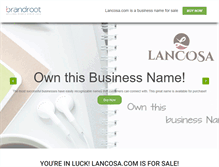 Tablet Screenshot of lancosa.com